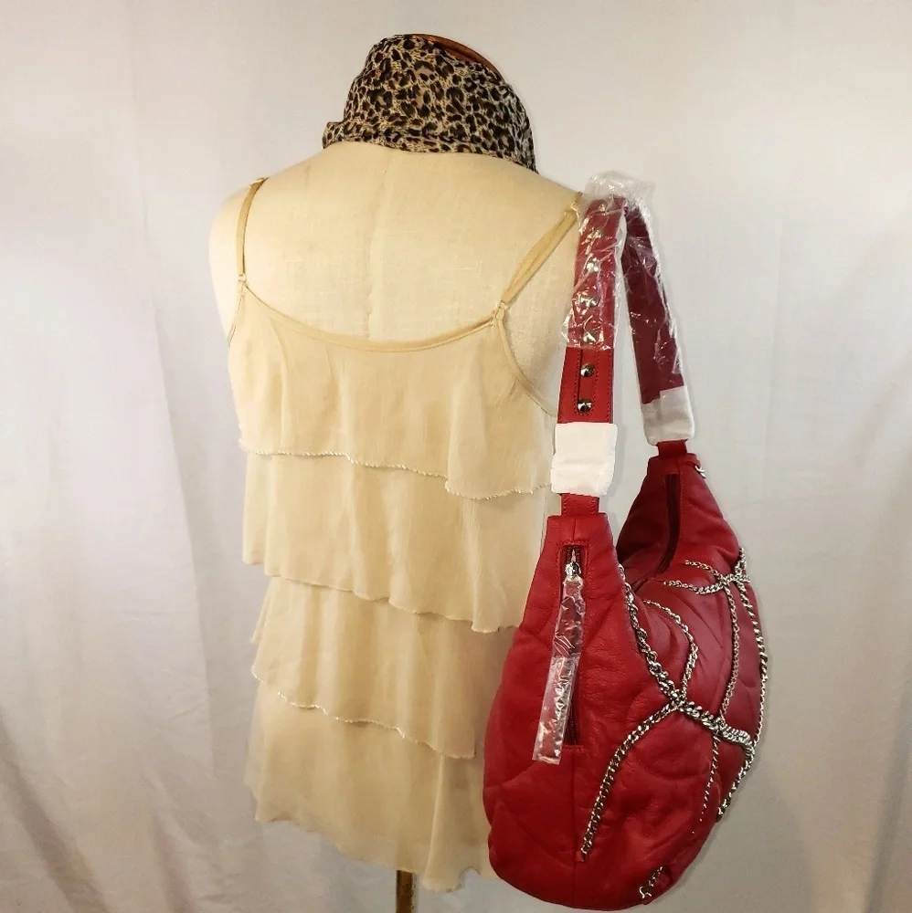 Chi By Falchi Leather Hobo Collectors Edition - Picture 3 of 8